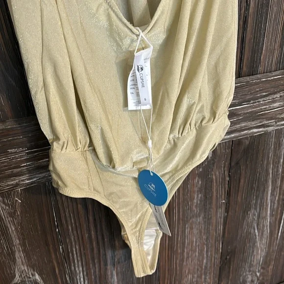 Sparkly Gold Bodysuit - Picture 4 of 4